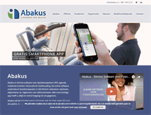 Tablet Screenshot of abakus.nl